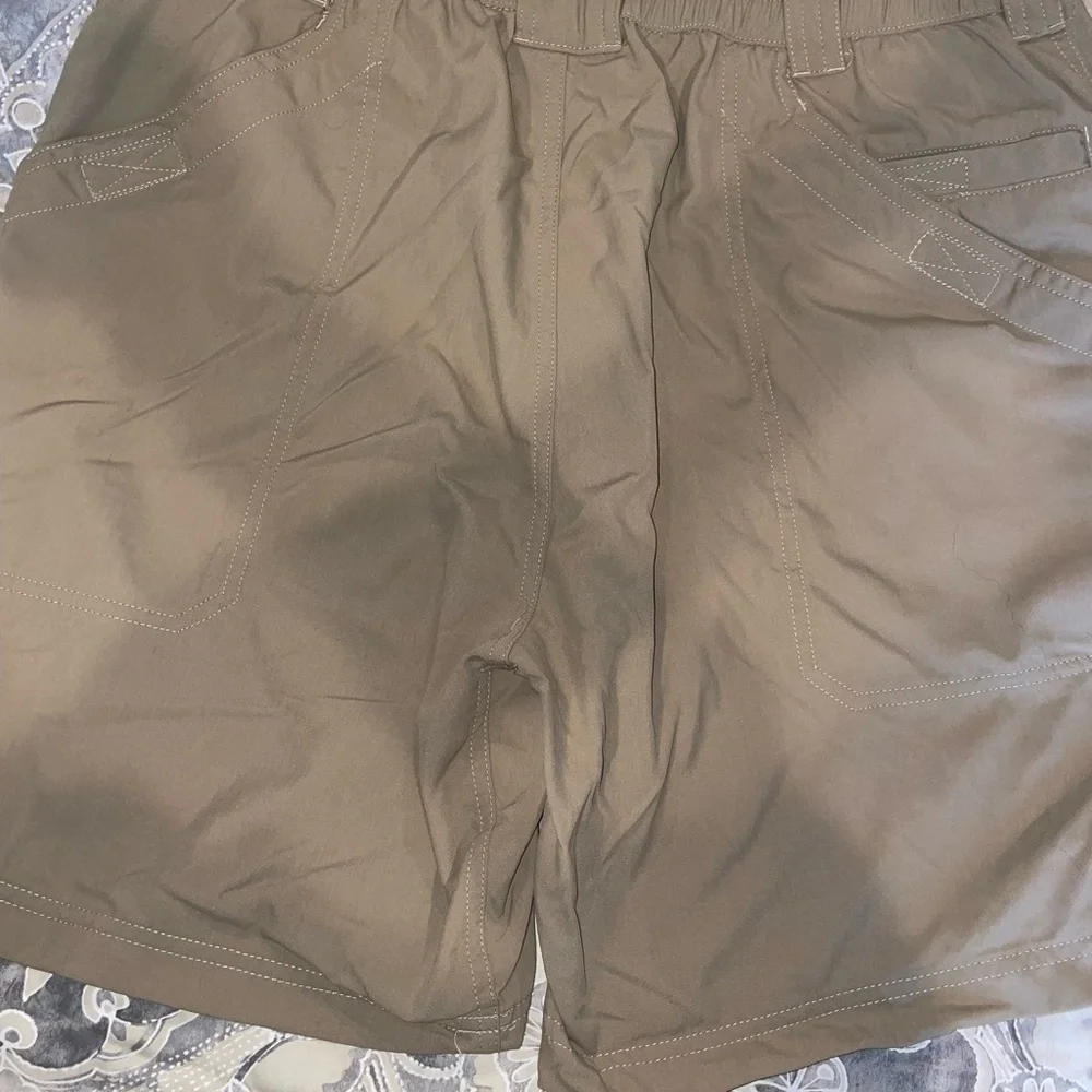 L.L. Bean elastic waist vintage trail hiking shorts L